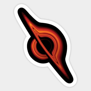 Black hole in deep space Sticker